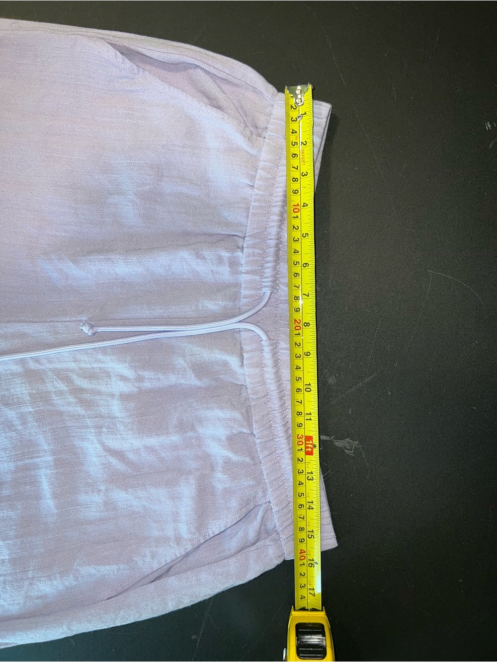 Halara Linen Relaxed Drawstring Pants Light Lavender Wide Leg Pockets - Picture 8 of 9